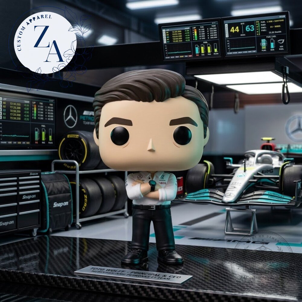Toto Wolff Funko Pop Mercedes AMG Petronas F1 Team Figure Toto Wolff Funko Pop Figure - Mercedes AMG Petronas F1 Team Collectible – image 2 of 3