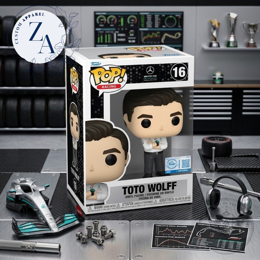 Toto Wolff Funko Pop Mercedes AMG Petronas F1 Team Figure Toto Wolff Funko Pop Figure - Mercedes AMG Petronas F1 Team Collectible – image 3 of 3