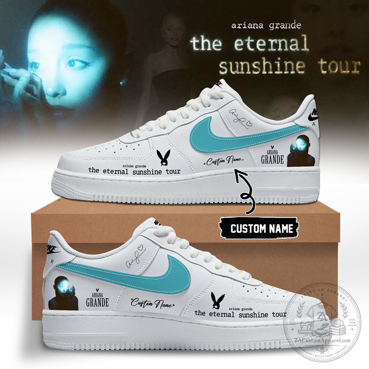Ariana Grande The Eternal Sunshine Tour Custom Name Sneakers