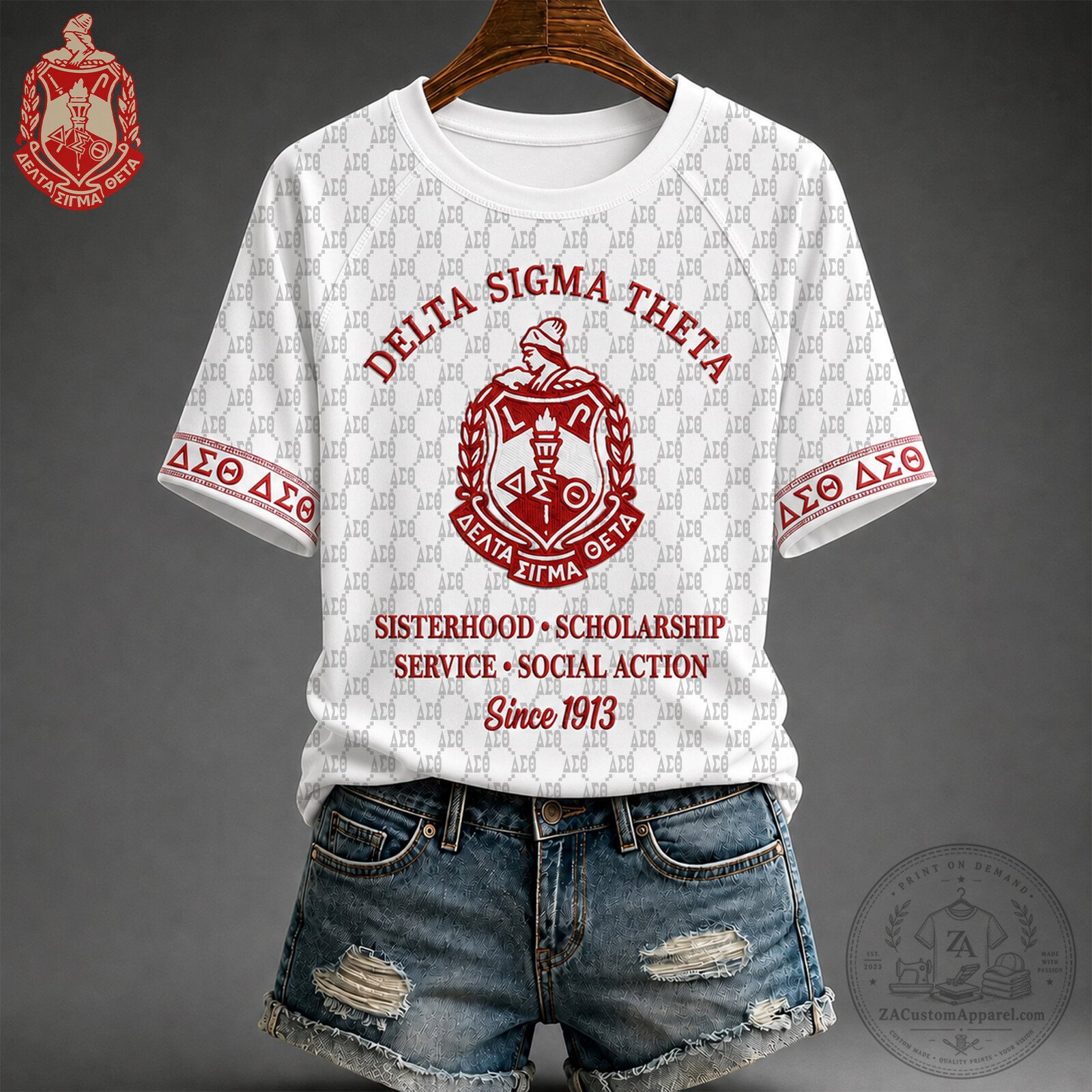 Delta Sigma Theta Sorority Incorporated Since 1913 Sisterhood Scholarship Service Social Action T-Shirt