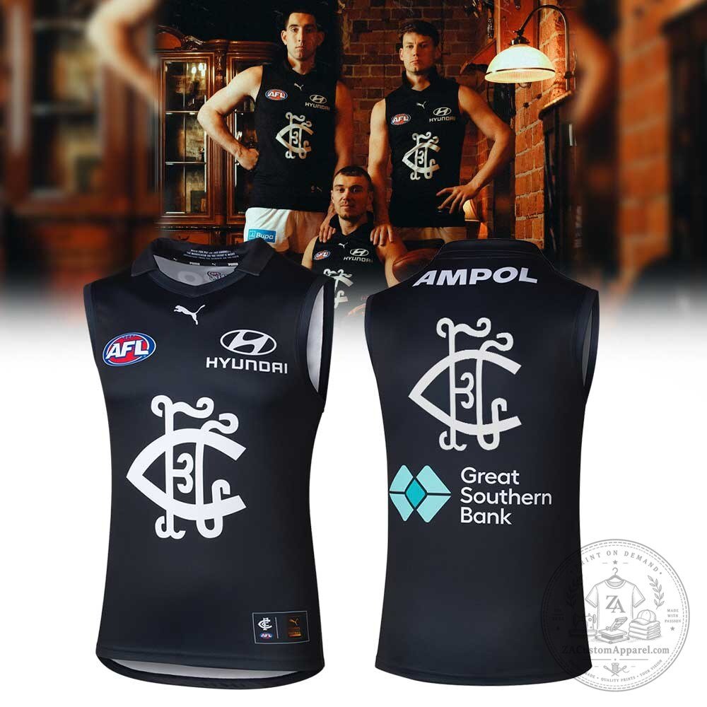Carlton Football Club 1926 Heritage Guernse Limited Jersey
