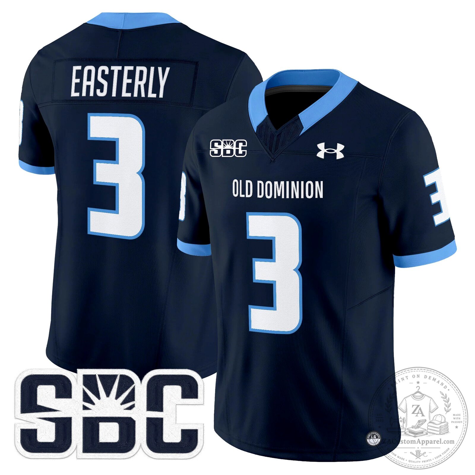 Old Dominion Monarchs Potter Number 2 Football Jersey 41 Old Dominion Monarchs Potter Number 2 Football Jersey