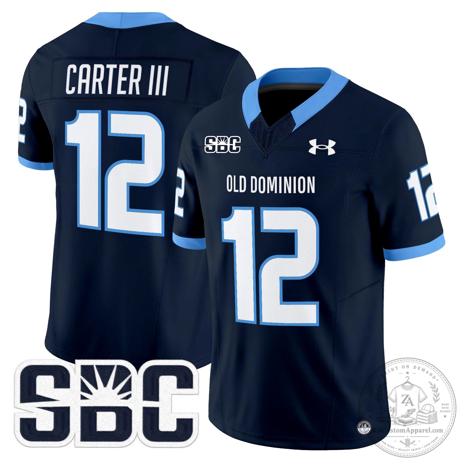 Old Dominion Monarchs Potter Number 2 Football Jersey 43 Old Dominion Monarchs Potter Number 2 Football Jersey