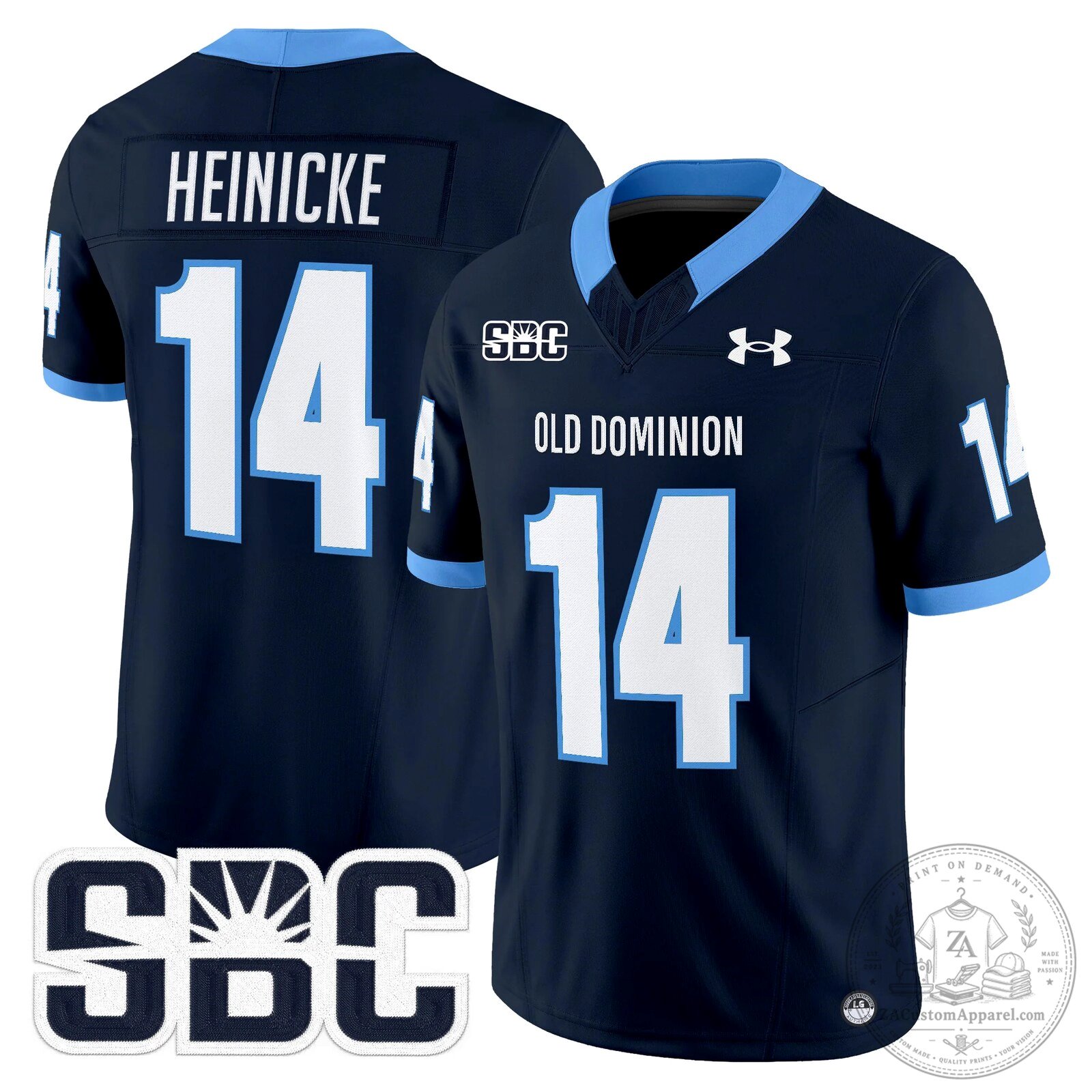 Old Dominion Monarchs Potter Number 2 Football Jersey 44 Old Dominion Monarchs Potter Number 2 Football Jersey