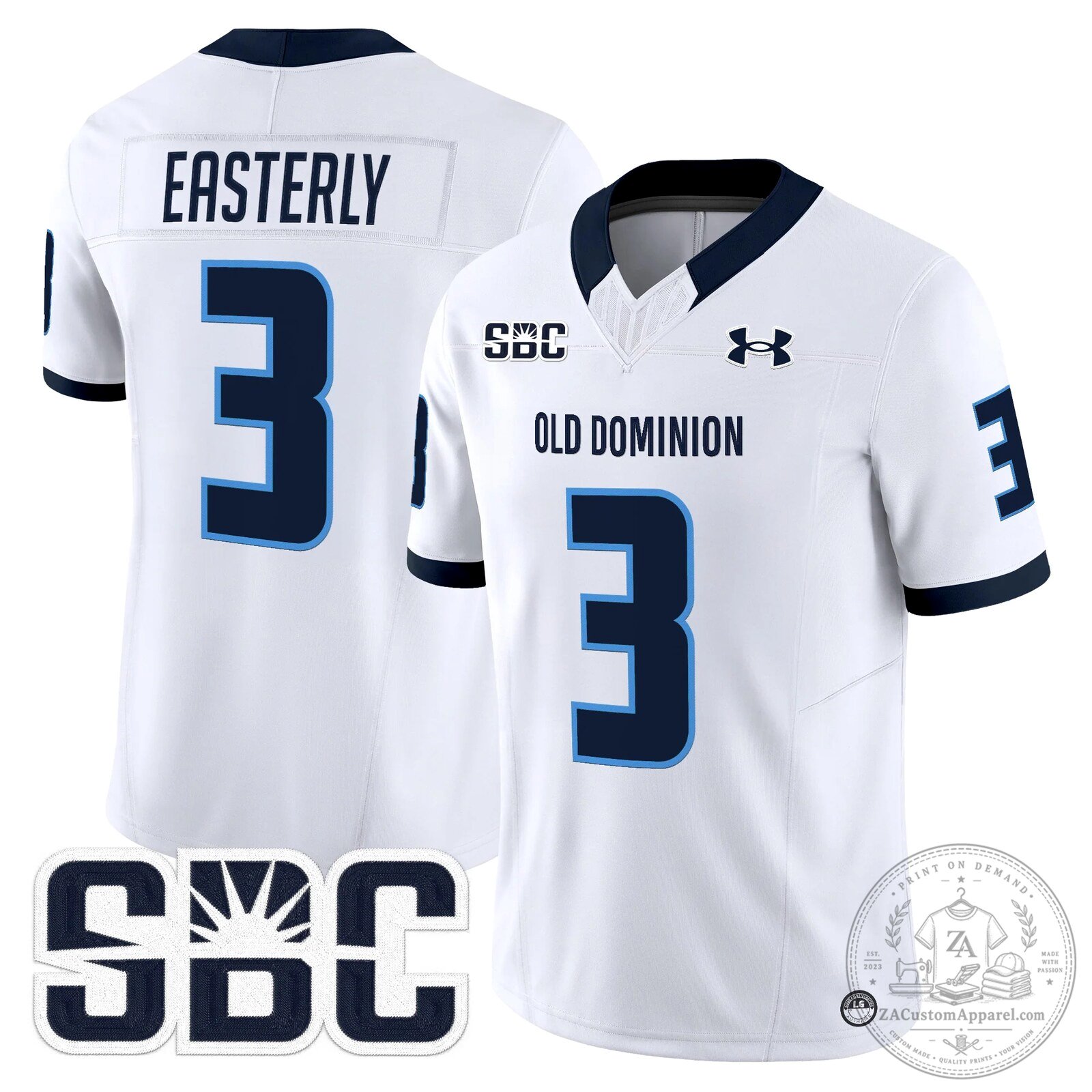Old Dominion Monarchs Potter Number 2 Football Jersey 49 Old Dominion Monarchs Potter Number 2 Football Jersey
