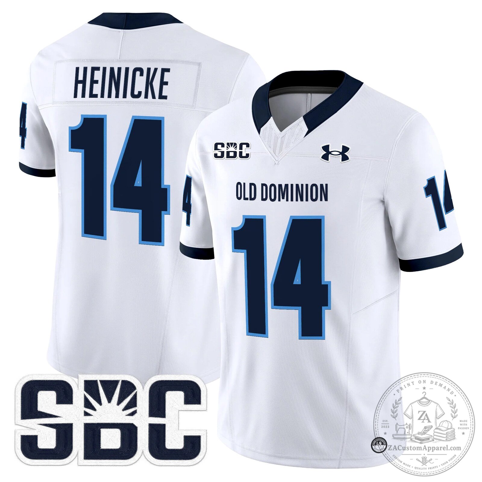 Old Dominion Monarchs Potter Number 2 Football Jersey 52 Old Dominion Monarchs Potter Number 2 Football Jersey