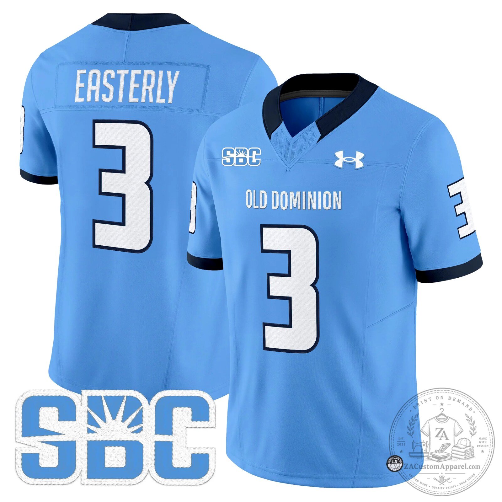 Old Dominion Monarchs Potter Number 2 Football Jersey 59 Old Dominion Monarchs Potter Number 2 Football Jersey