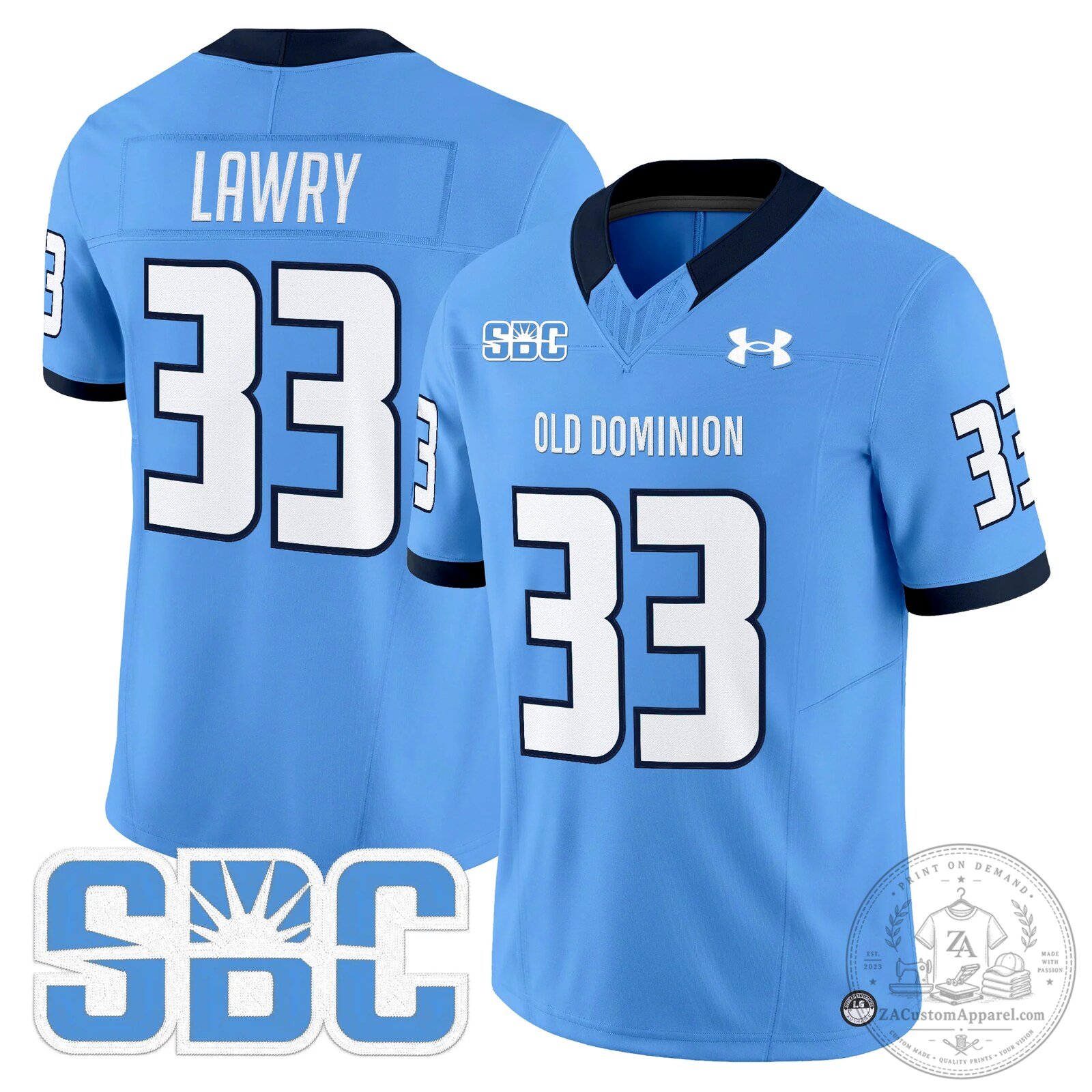 Old Dominion Monarchs Potter Number 2 Football Jersey 63 Old Dominion Monarchs Potter Number 2 Football Jersey