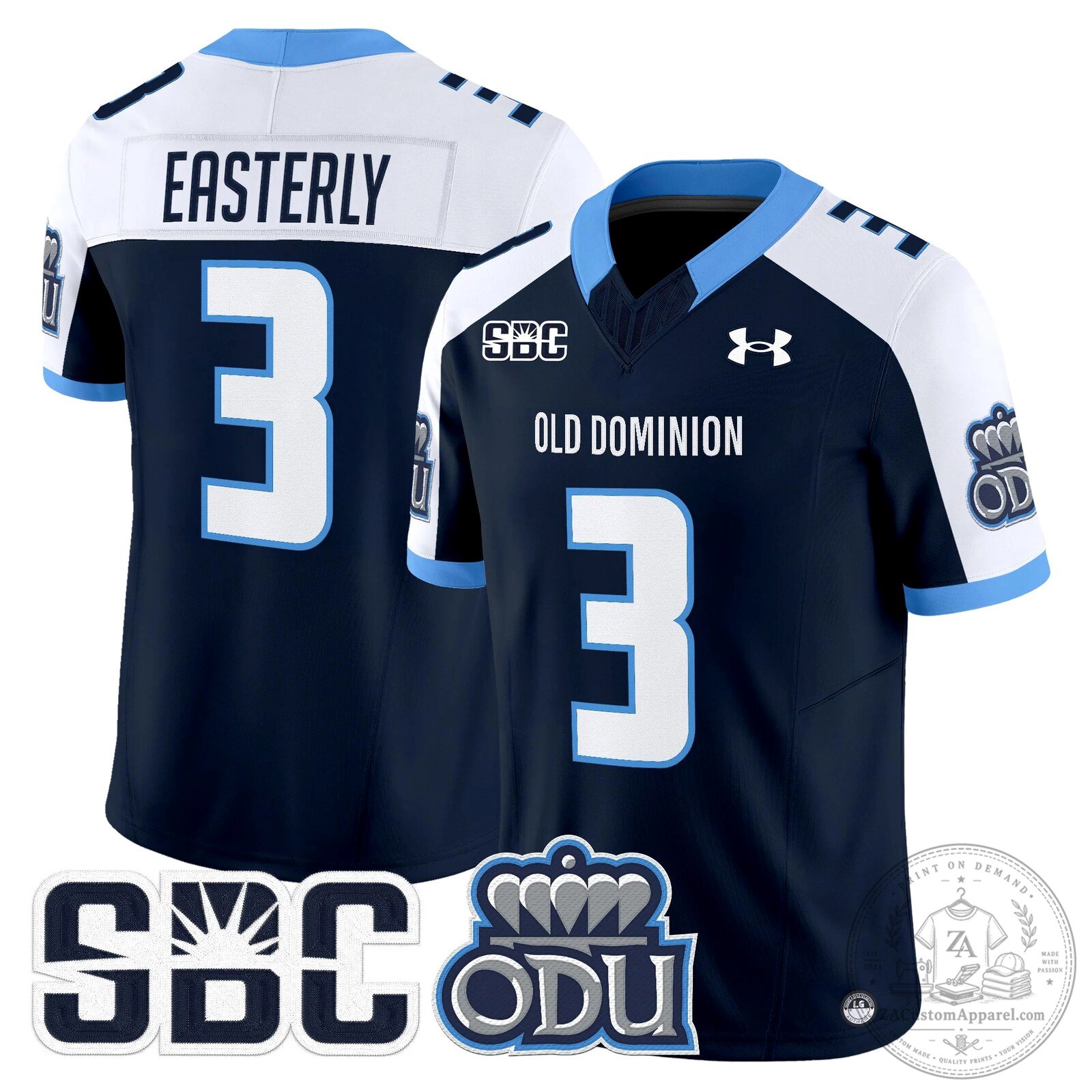 Old Dominion Monarchs Potter Number 2 Football Jersey 69 Old Dominion Monarchs Potter Number 2 Football Jersey