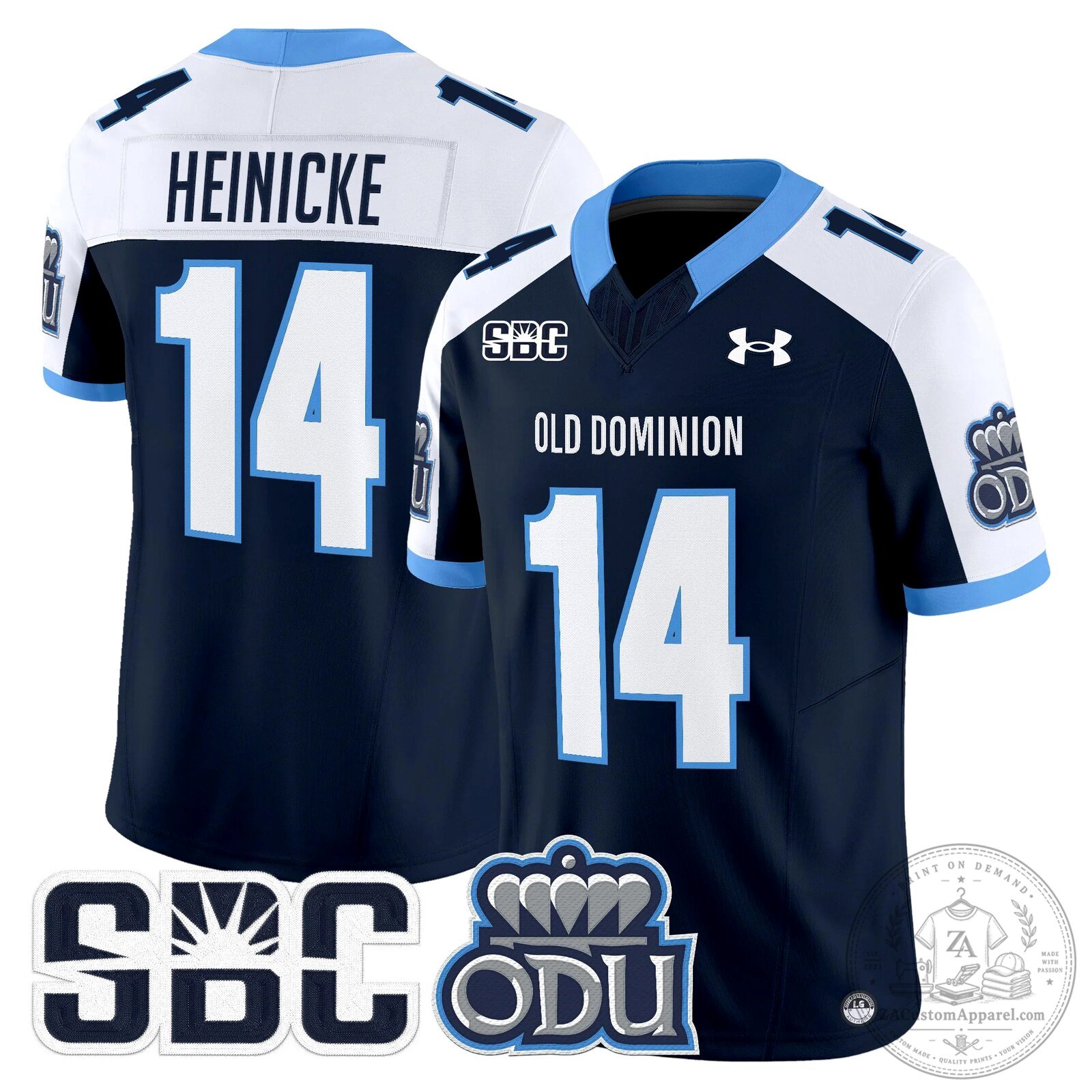 Old Dominion Monarchs Potter Number 2 Football Jersey 72 Old Dominion Monarchs Potter Number 2 Football Jersey