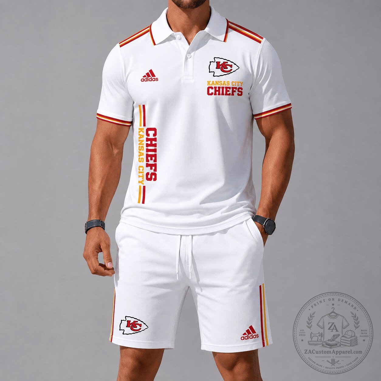Kansas City Chiefs National Football League White Polo Shirt