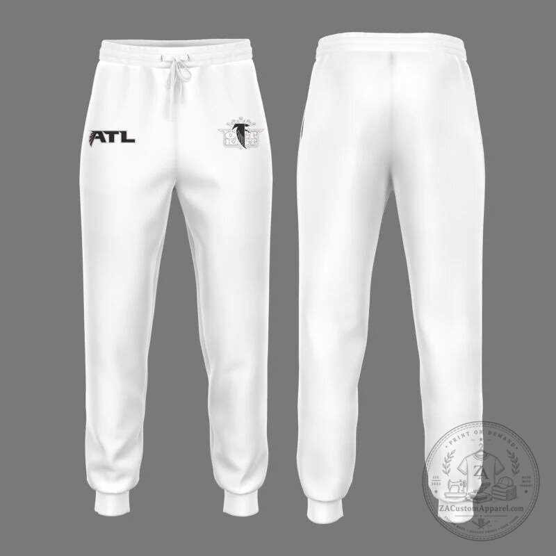 Outkast Atlanta Falcons Football Team White Full Zip Hoodie 8 Outkast Atlanta Falcons Football Team White Full Zip Hoodie