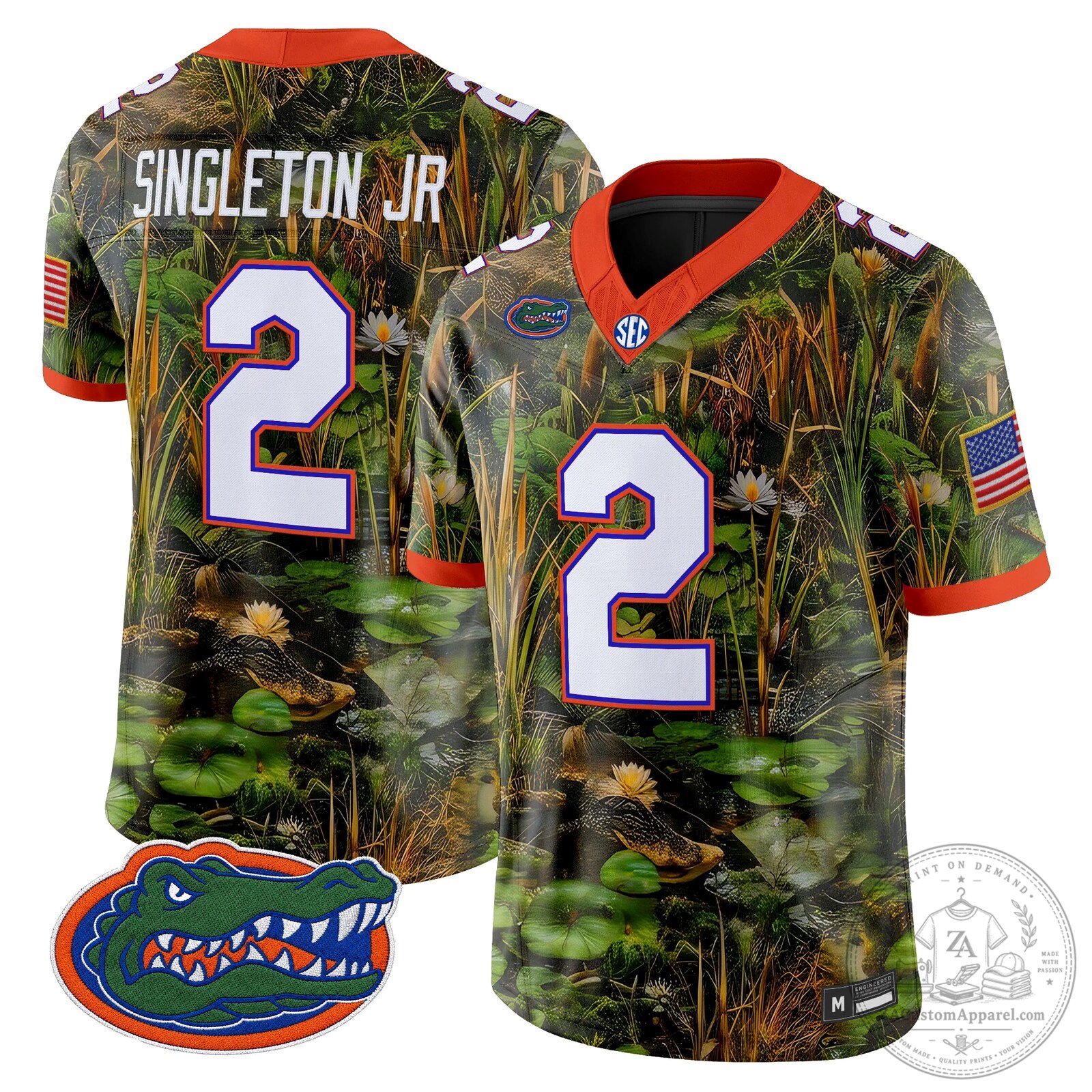 Florida Gators Camouflage Edition Graham Number 5 American Football Jersey 14 Florida Gators Camouflage Edition Graham Number 5 American Football Jersey