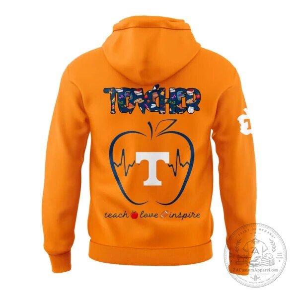 Tennessee Volunteers Football Teacher Appreciation Orange Hoodie 7 Tennessee Volunteers Football Teacher Appreciation Orange Hoodie