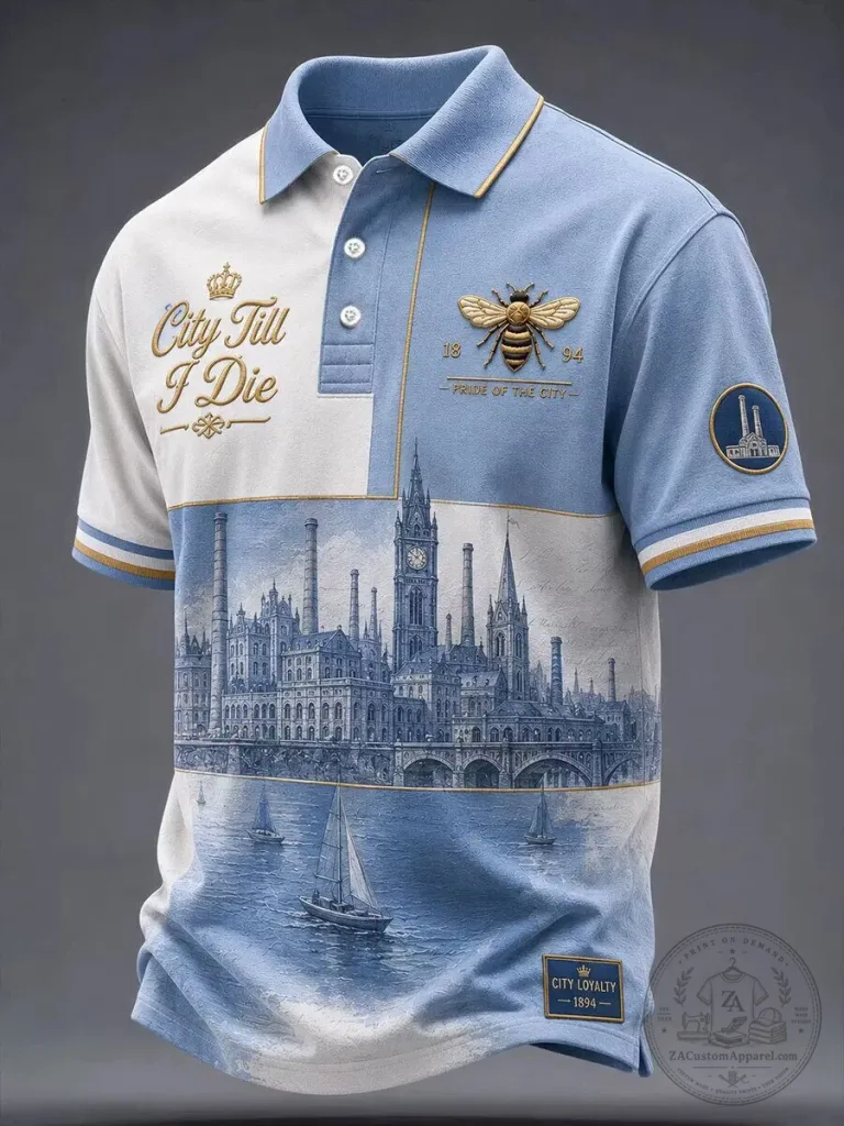 Limited Edition Tshirt - Thank You Pep Man City - BTF Trend 14 Manchester City Football Club Pride of the City Polo Shirt