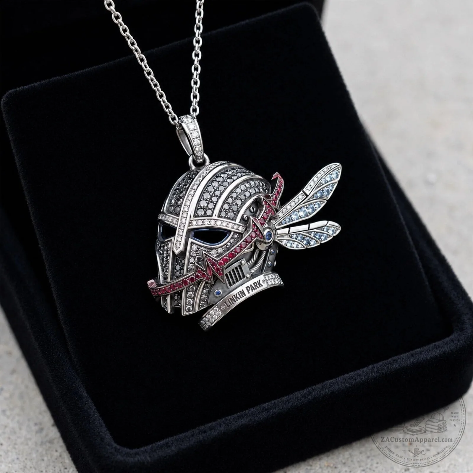 Linkin Park Hybrid Theory Album Cover Soldier Helmet Pendant Necklace 3 Linkin Park Hybrid Theory Album Cover Soldier Helmet Pendant Necklace