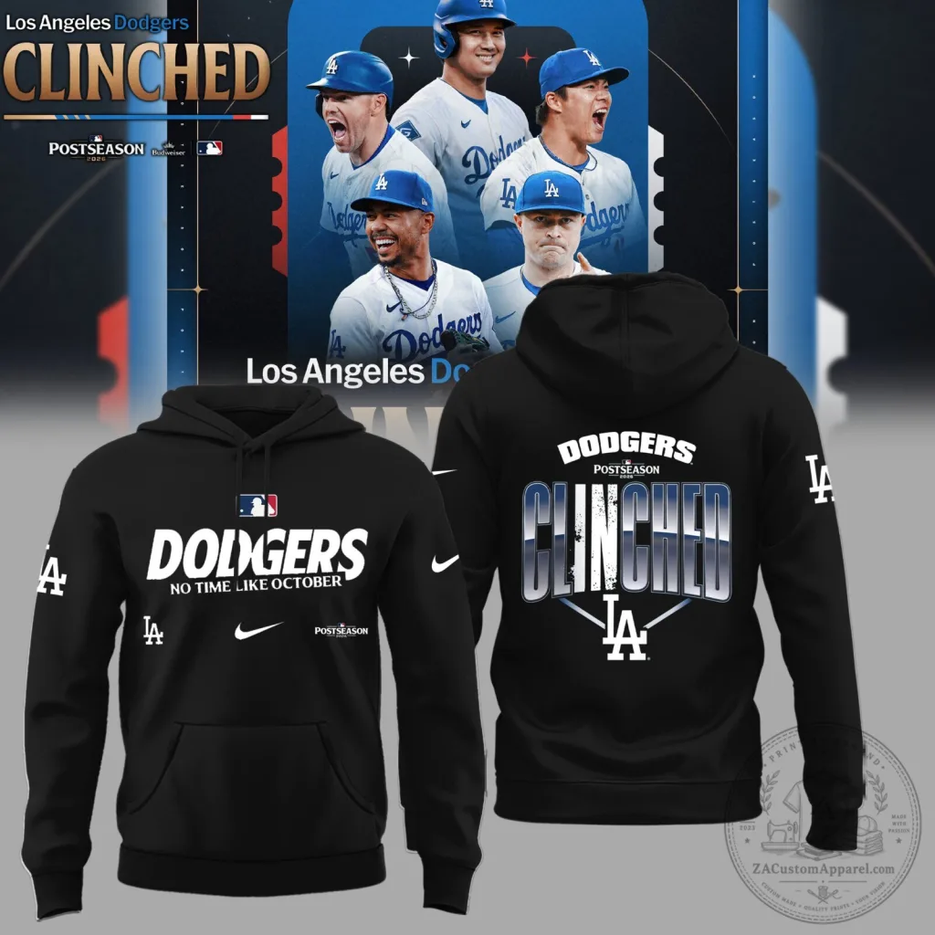 Limited Edition Los Angeles Dodgers Clinched Postseason 2026 Shirt Limited Edition Los Angeles Dodgers Clinched Postseason 2026 Shirt