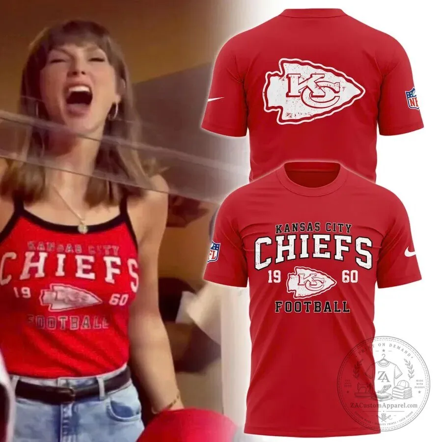 Kansas City Chiefs 1960 Football Limited Edition Red T-Shirt 1 Kansas City Chiefs 1960 Football Limited Edition Red T-Shirt