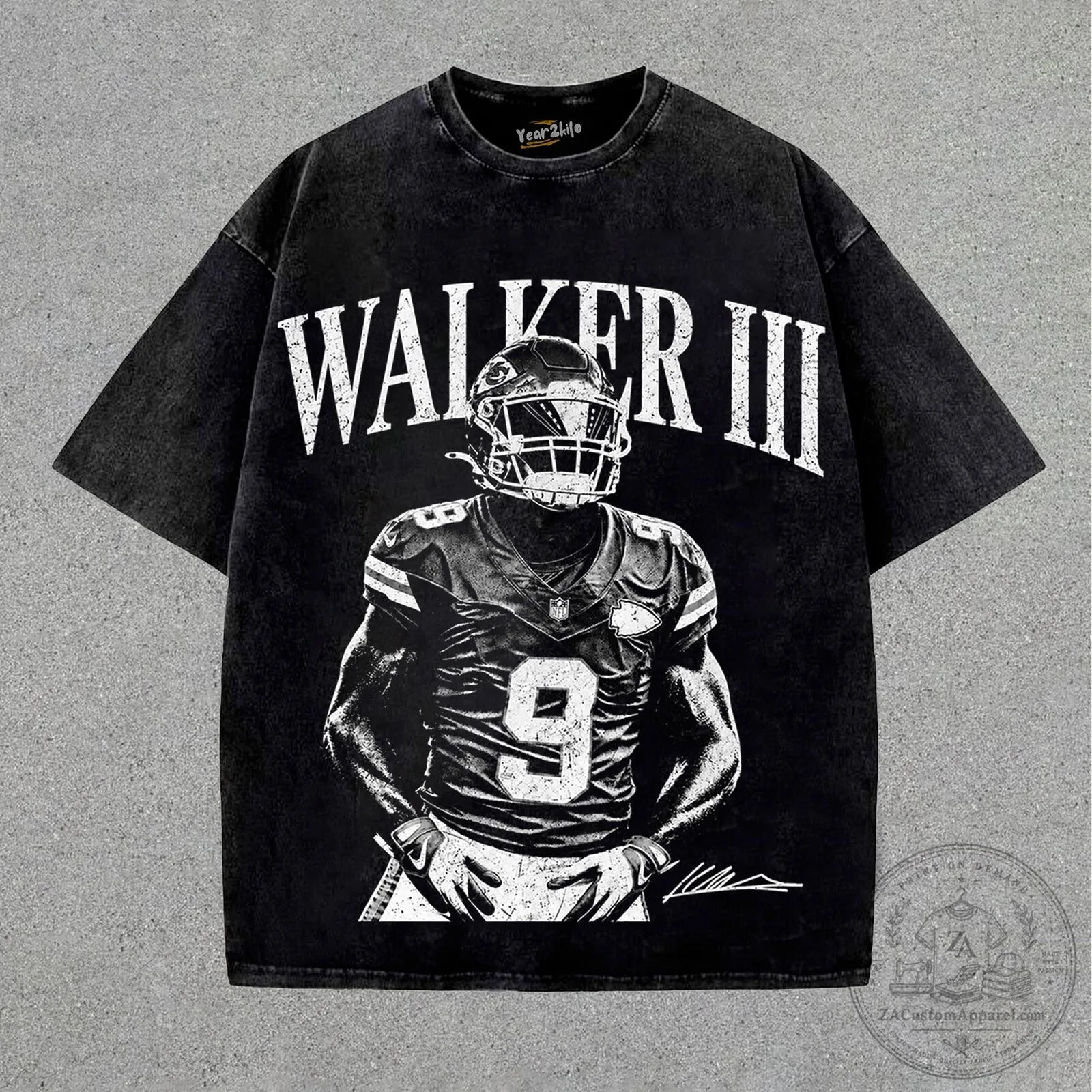 Kenneth Walker III Seattle Seahawks Football Graphic T-Shirt 8 Kenneth Walker III Seattle Seahawks Football Graphic T-Shirt