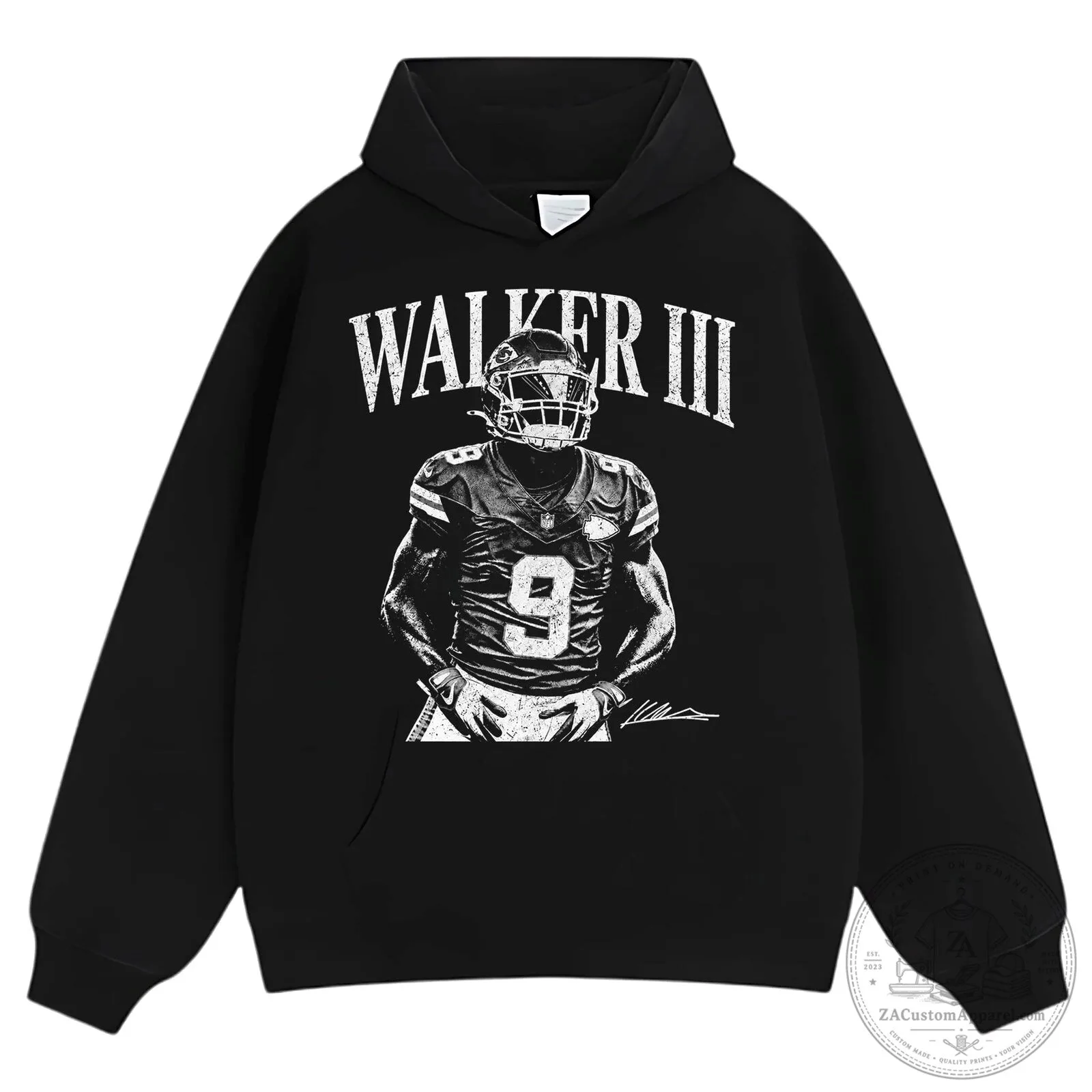 Kenneth Walker III Seattle Seahawks Football Graphic T-Shirt 15 Kenneth Walker III Seattle Seahawks Football Graphic T-Shirt