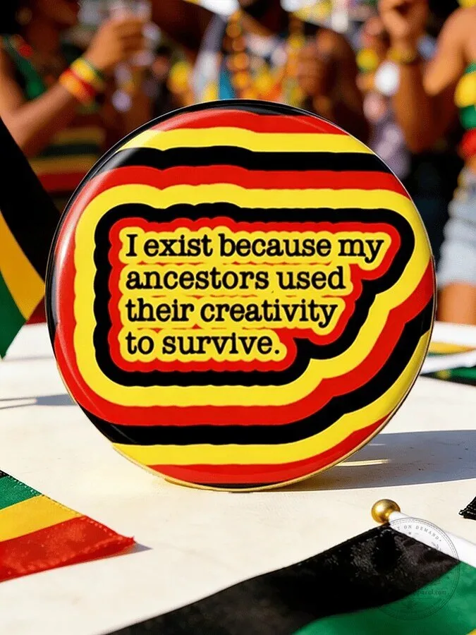 I Exist Because My Ancestors Used Their Creativity To Survive Pin