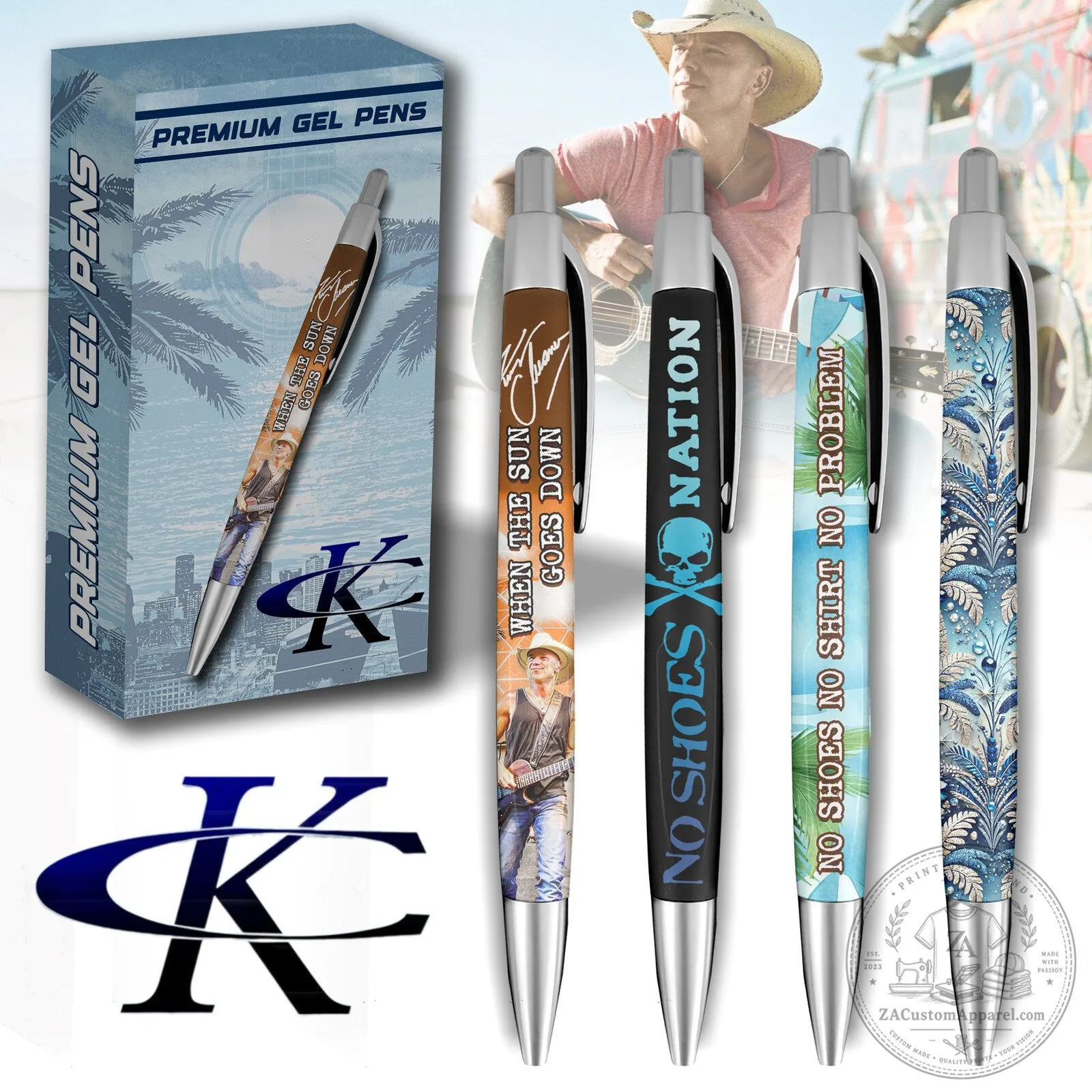 Kenny Chesney No Shoes Nation When The Sun Goes Down Gel Pen Set 1 Kenny Chesney No Shoes Nation When The Sun Goes Down Gel Pen Set