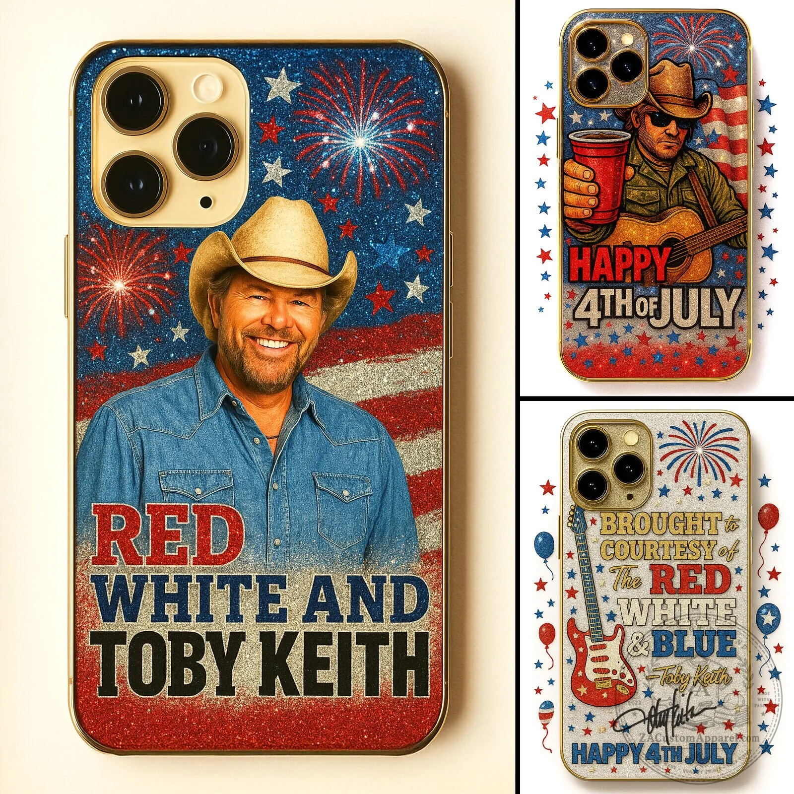 Toby Keith Red White and Blue Patriotic Happy 4th of July Phone Case 1 Toby Keith Red White and Blue Patriotic Happy 4th of July Phone Case