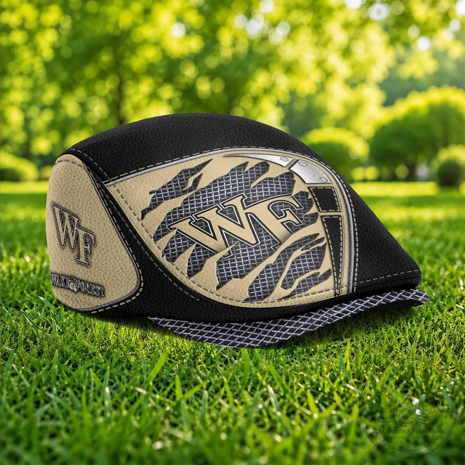 Wake Forest Demon Deacons NCAA Golf Flat Cap, Gatsby Ivy League Hat 5 Wake Forest Demon Deacons NCAA Golf Flat Cap, Gatsby Ivy League Hat