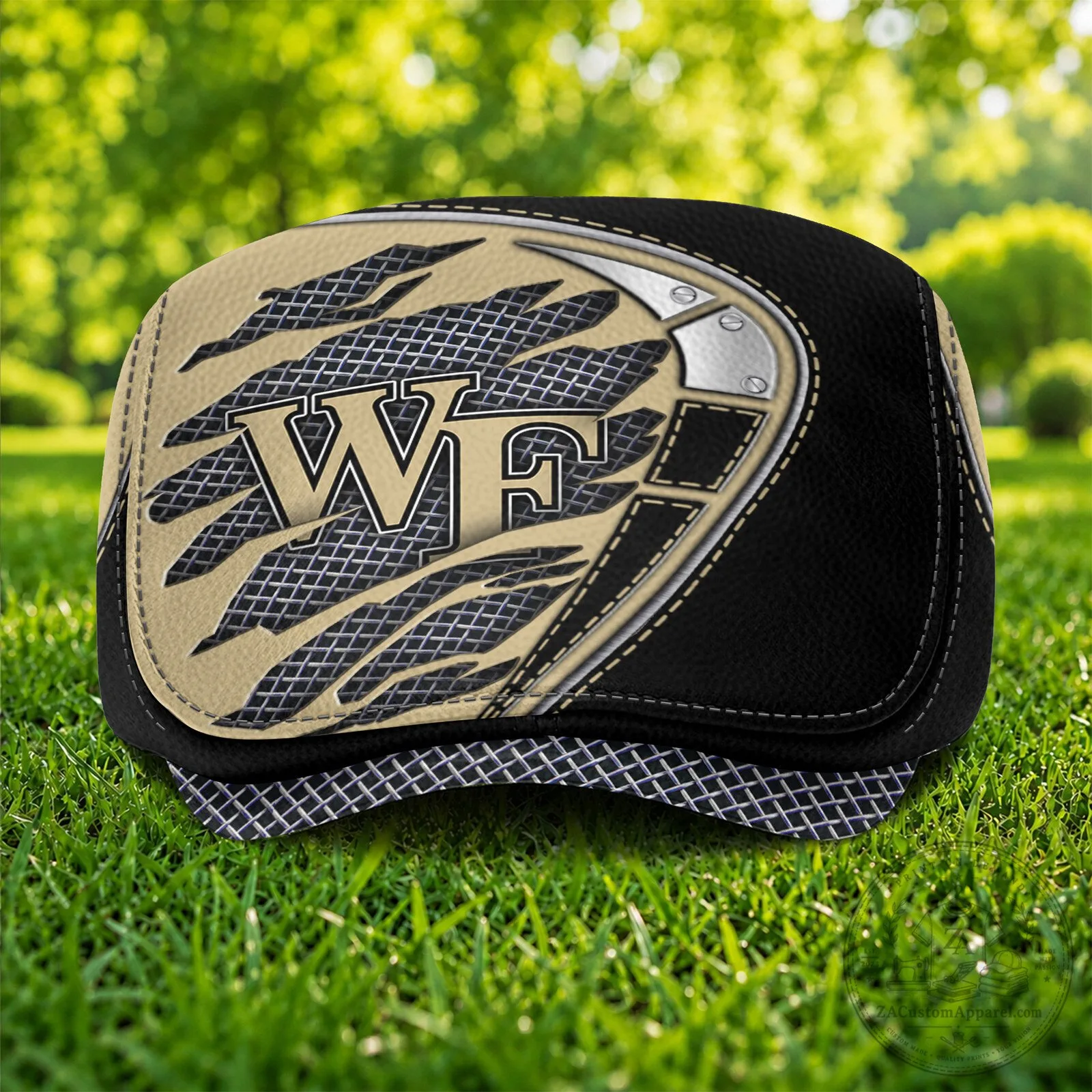 Wake Forest Demon Deacons NCAA Golf Flat Cap, Gatsby Ivy League Hat 6 Wake Forest Demon Deacons NCAA Golf Flat Cap, Gatsby Ivy League Hat