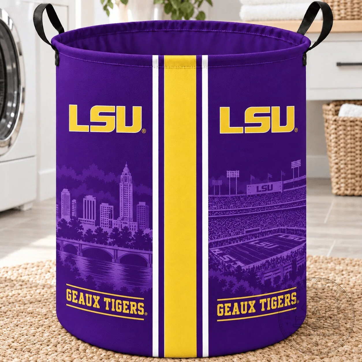 LSU Tigers Football Fan Laundry Basket