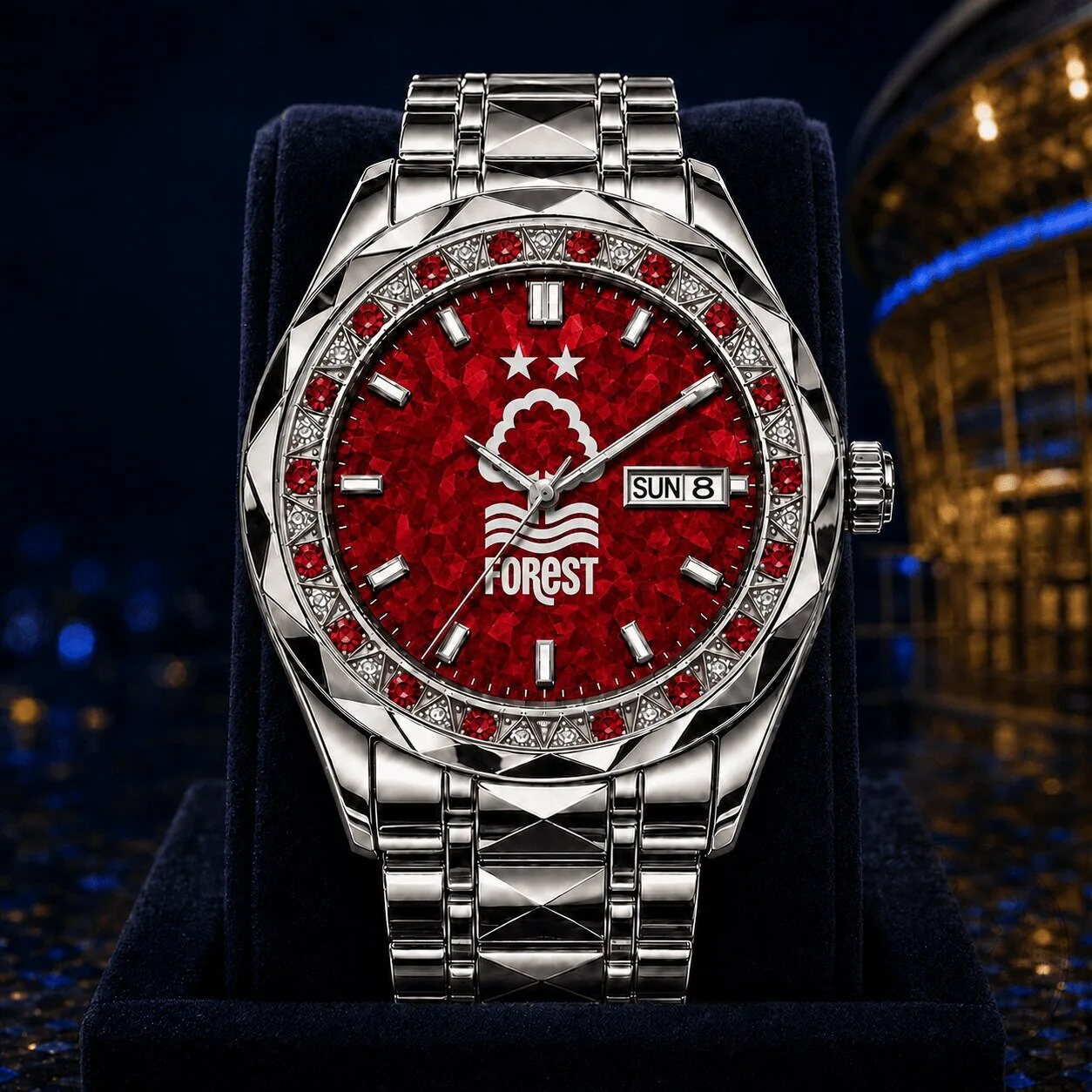 Nottingham Forest Football Club Men's Luxury Wrist Watch 1 nottingham forest football club men s luxury wrist watch featured