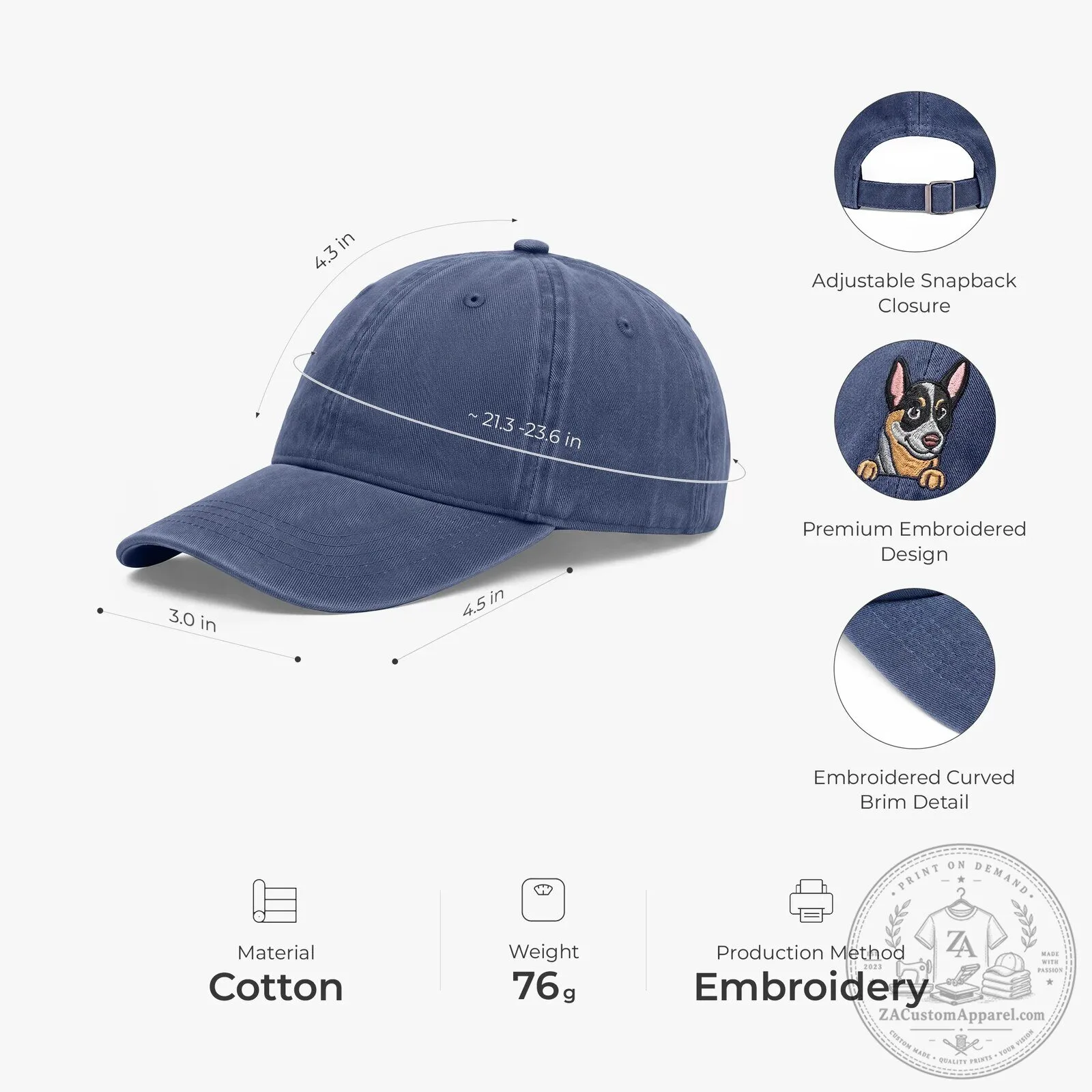 Garden Hair Don't Care Personalized Embroidered Cap Hat for Gardeners 8 garden hair don t care personalized embroidered cap hat for gardeners gallery 2