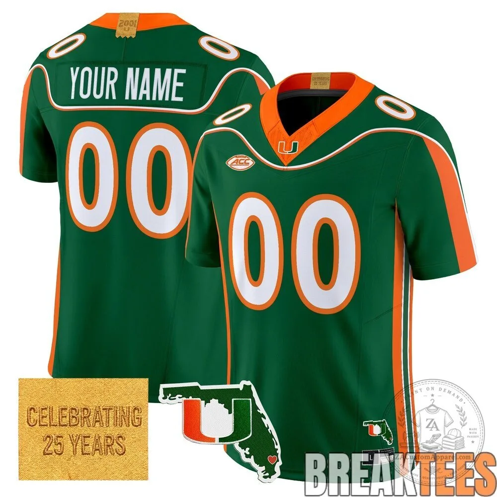 Miami Hurricanes 2001 Throwback Limited Edition Football Jersey 5 Miami Hurricanes 2001 Throwback Limited Edition Football Jersey