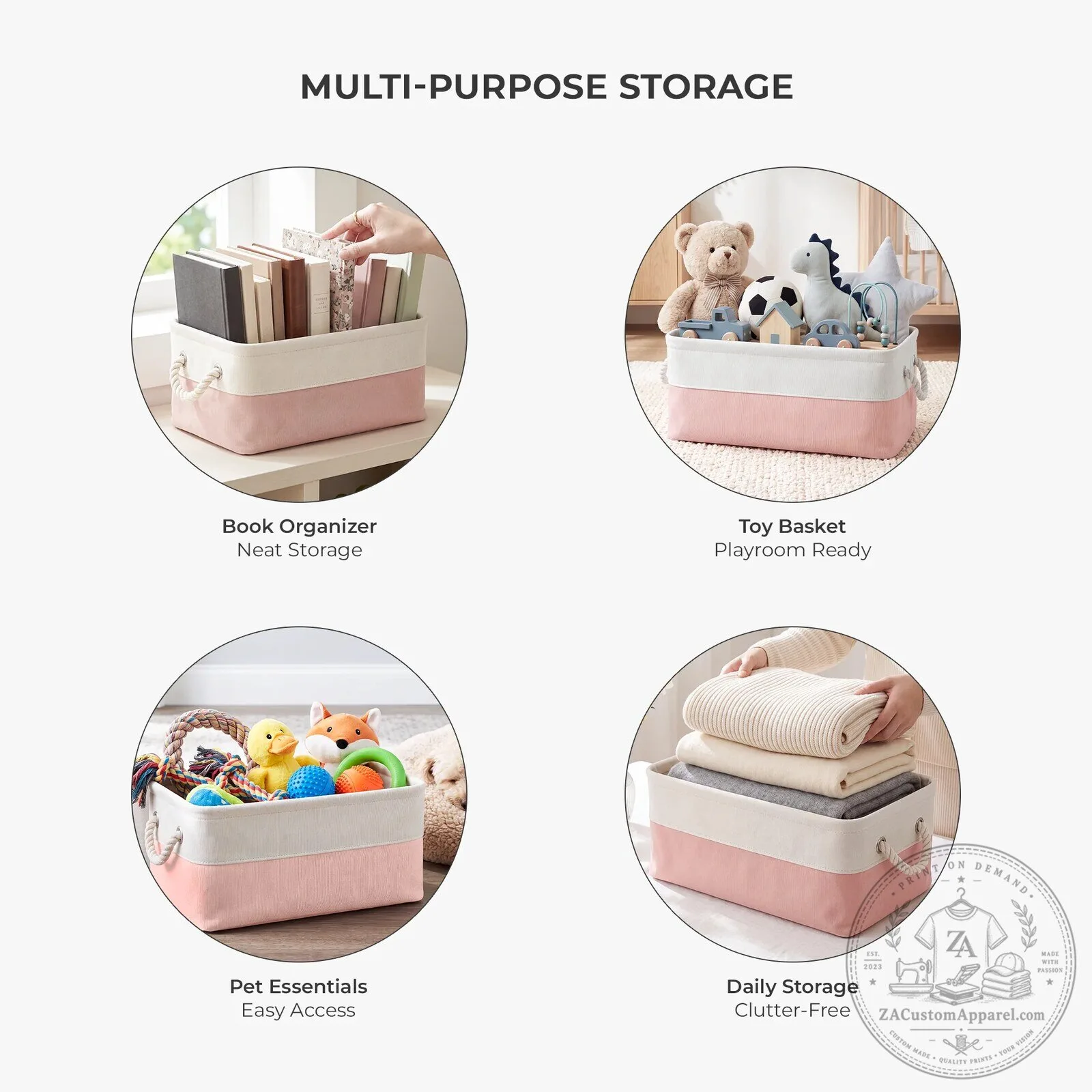 Personalized Sewing Room Storage Basket with Custom Name for Craft Supplies 9 Personalized Sewing Room Storage Basket with Custom Name for Craft Supplies