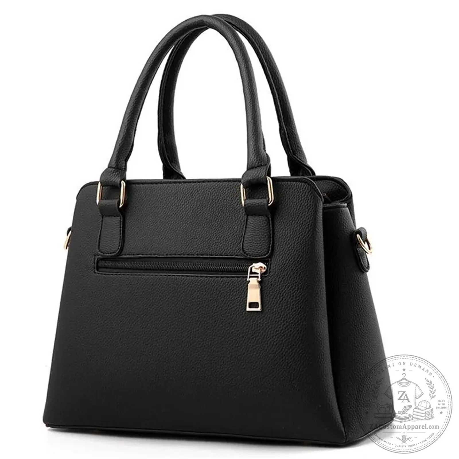 Fiat Car Logo Custom Name Black Leather Women's Handbag Purse 25 fiat car logo custom name black leather women s handbag purse gallery 10