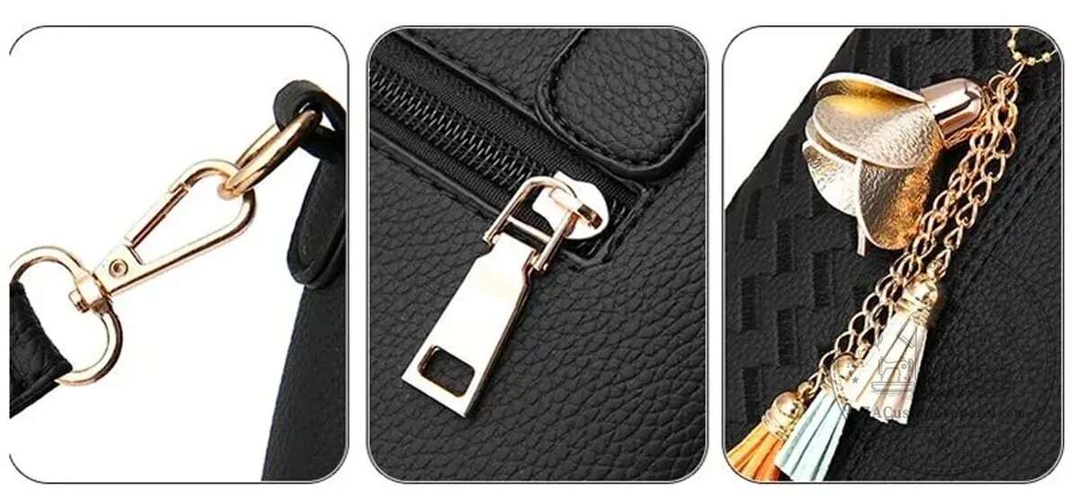 Fiat Car Logo Custom Name Black Leather Women's Handbag Purse 27 fiat car logo custom name black leather women s handbag purse gallery 12