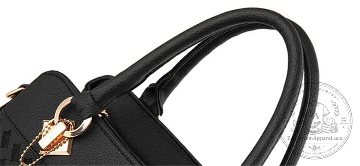 Fiat Car Logo Custom Name Black Leather Women's Handbag Purse 29 fiat car logo custom name black leather women s handbag purse gallery 14