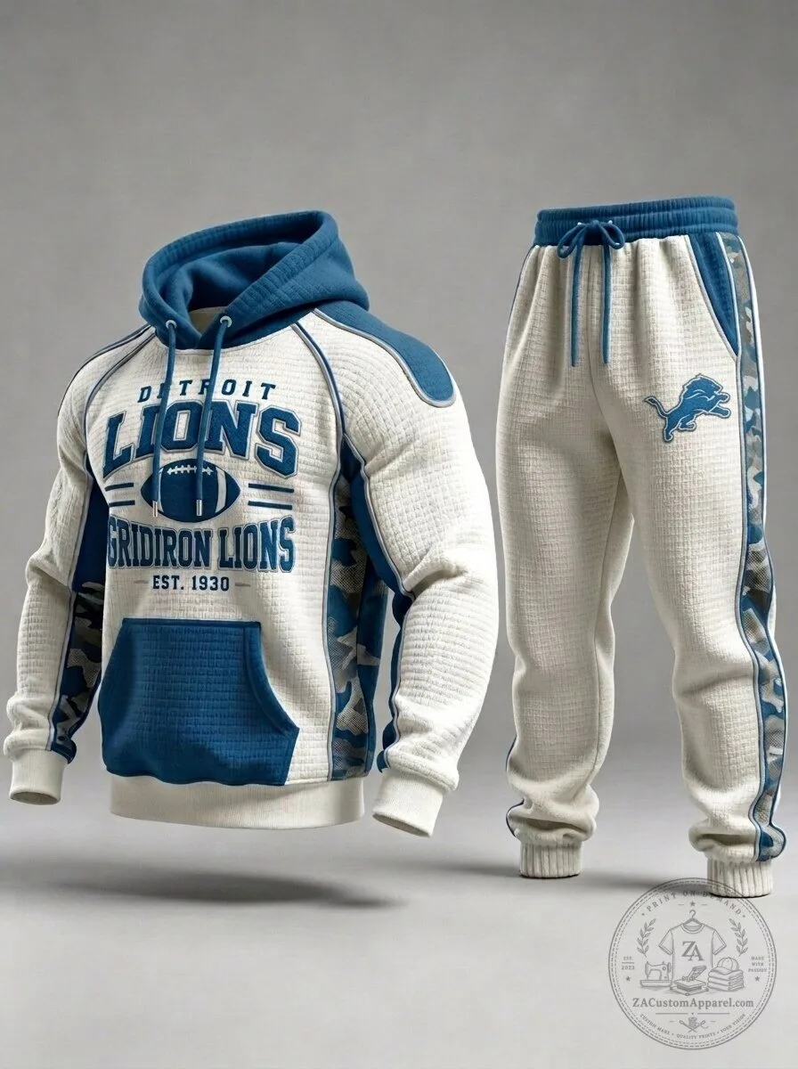 Detroit Lions Gridiron Lions Established 1930 Football Team Hoodie 1 Detroit Lions Gridiron Lions Established 1930 Football Team Hoodie