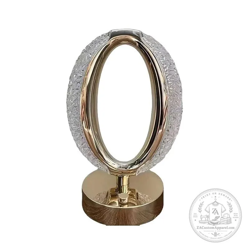 Elegant Crystal Glow Bedside Lamp, Modern Oval Nightstand Light for Bedroom Ambiance 3 Elegant Crystal Glow Bedside Lamp, Modern Oval Nightstand Light for Bedroom Ambiance