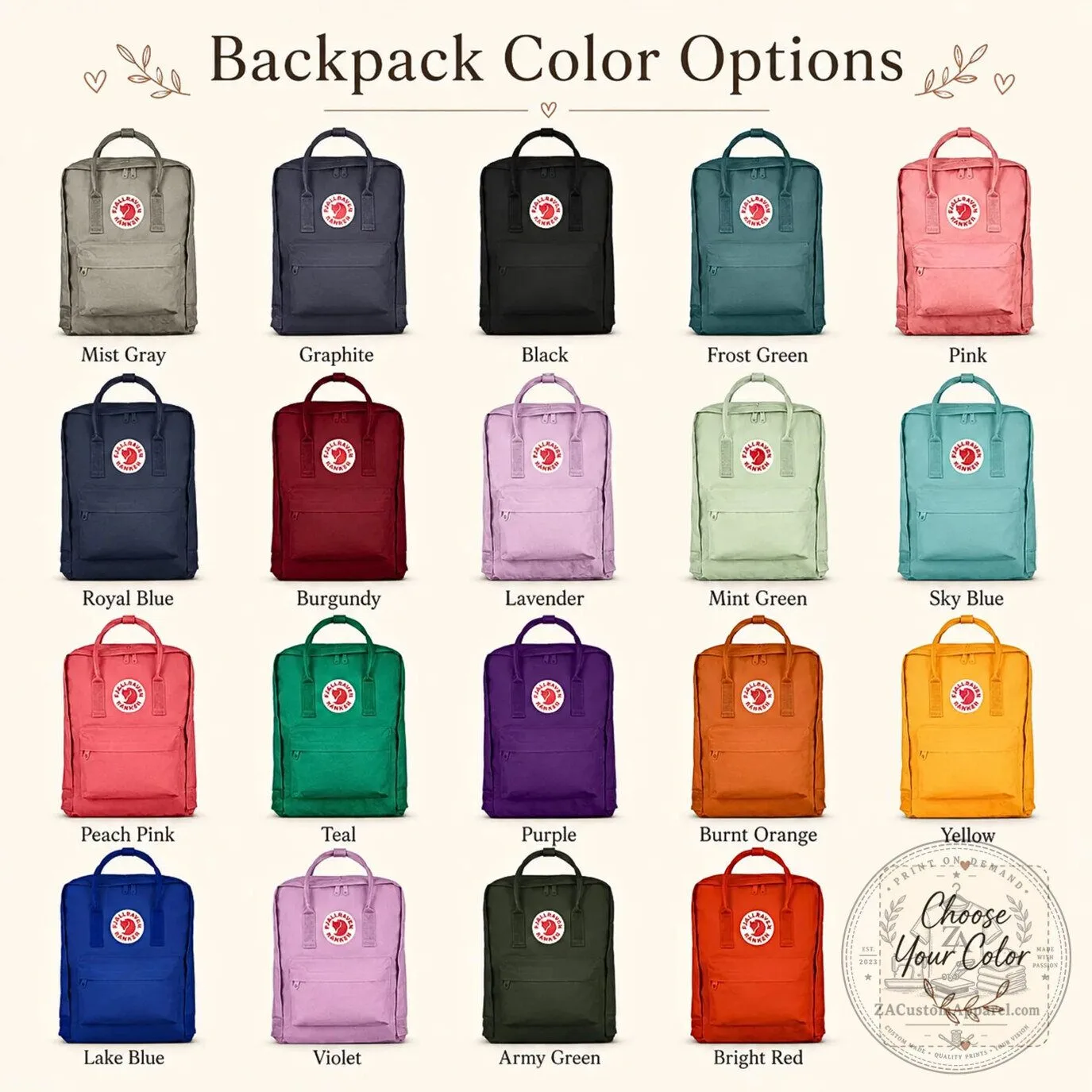 Snoopy Peanuts Cartoon Character Embroidered Fjallraven Kanken Backpack 6 Snoopy Peanuts Cartoon Character Embroidered Fjallraven Kanken Backpack