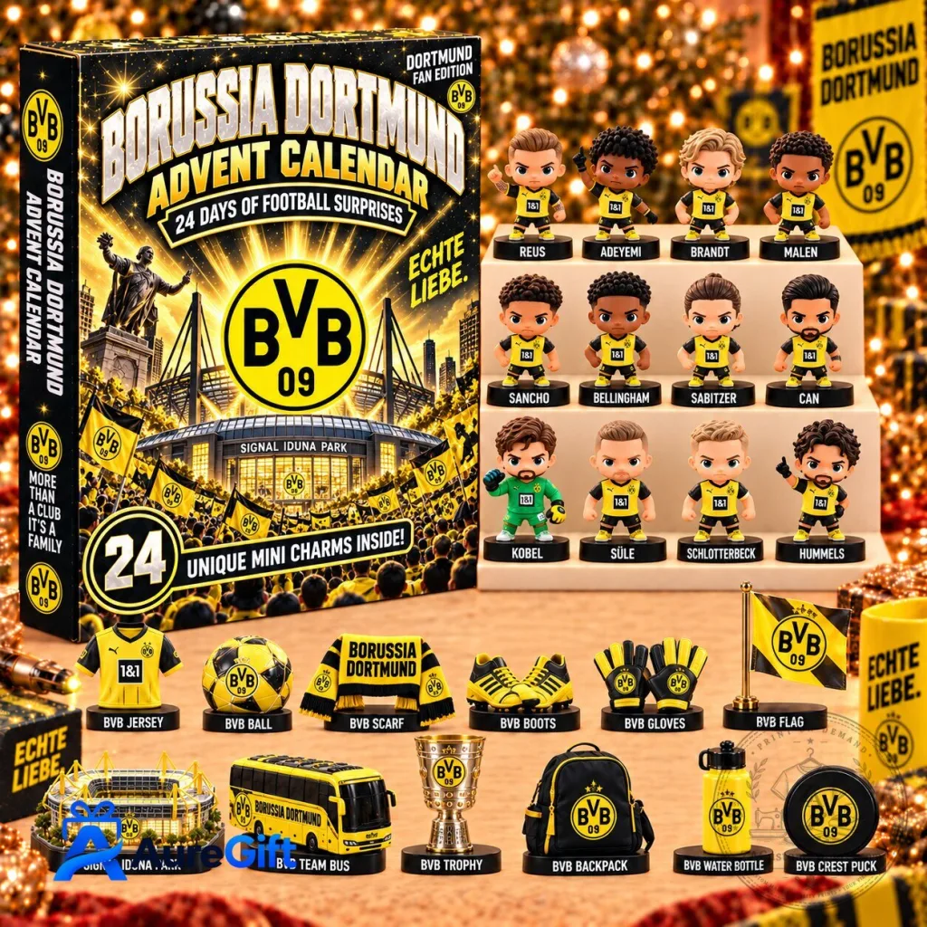 Borussia Dortmund Football Fan Edition 24-Day Advent Calendar with Mini Charms 57 Borussia Dortmund Football Fan Edition 24-Day Advent Calendar with Mini Charms