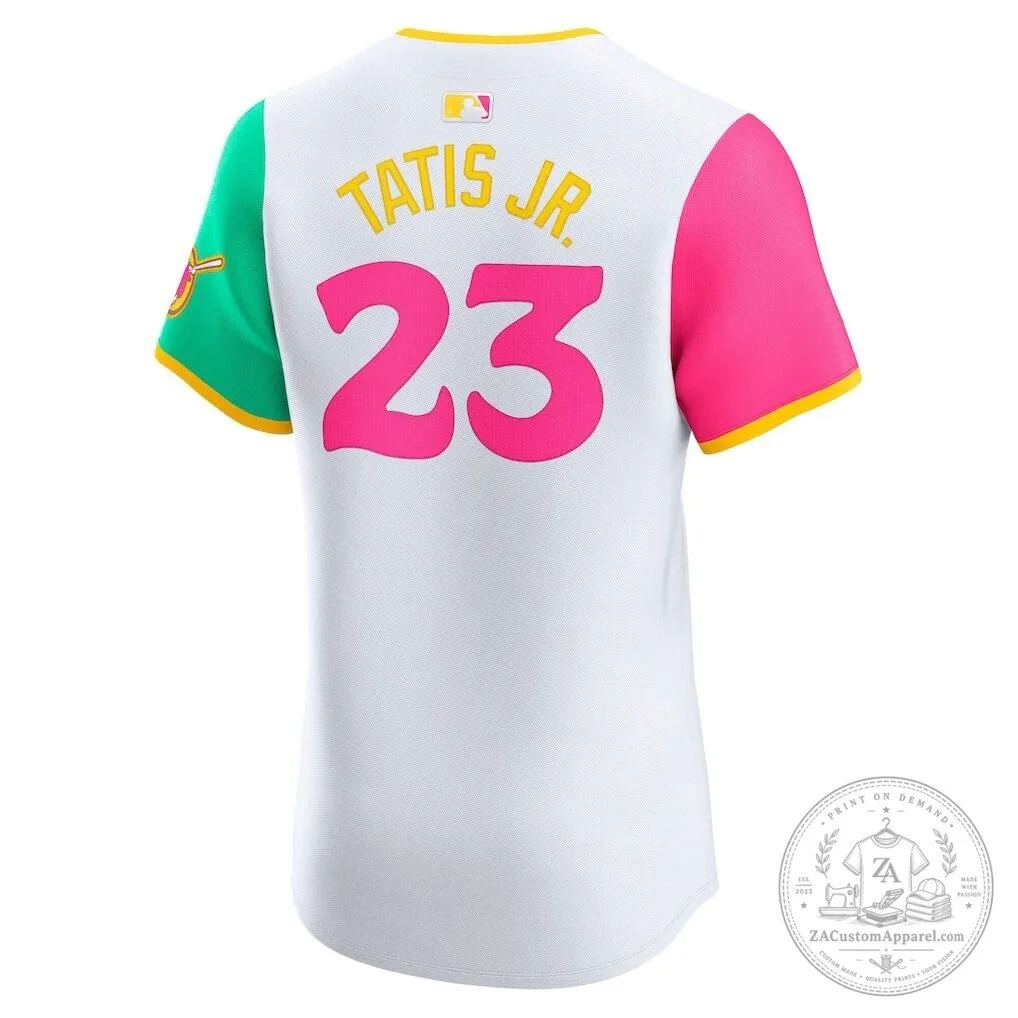Fernando Tatis Jr. San Diego Padres White City Connect Baseball Jersey 5 Fernando Tatis Jr. San Diego Padres White City Connect Baseball Jersey
