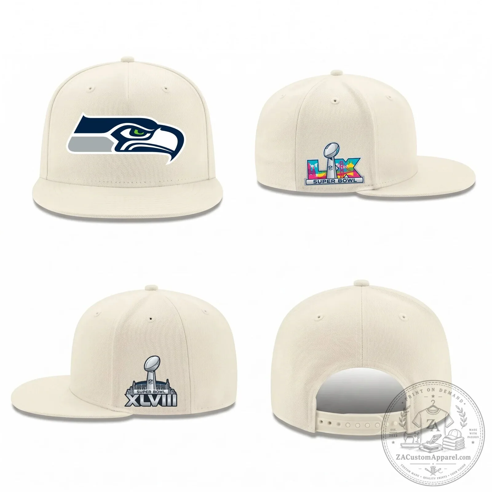 Seattle Seahawks Super Bowl Champions XLVIII Black Snapback Cap Hat 11 Seattle Seahawks Super Bowl Champions XLVIII Black Snapback Cap Hat