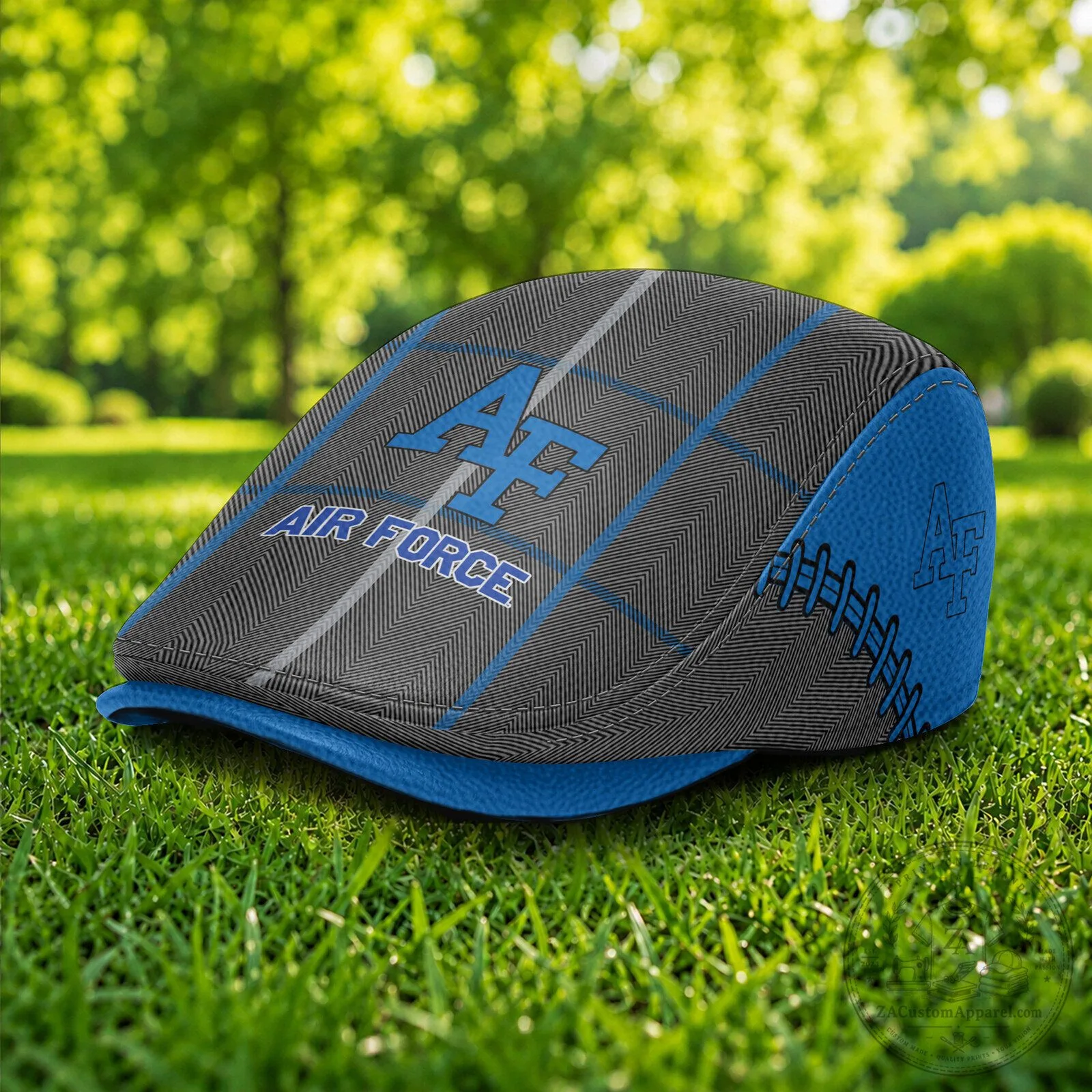 Air Force Falcons NCAA Golf Flat Cap for Men, Stylish Ivy Driving Hat