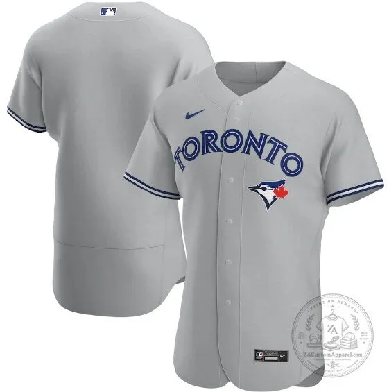 Toronto Blue Jays Authentic Gray Baseball Jersey 1 Toronto Blue Jays Authentic Gray Baseball Jersey