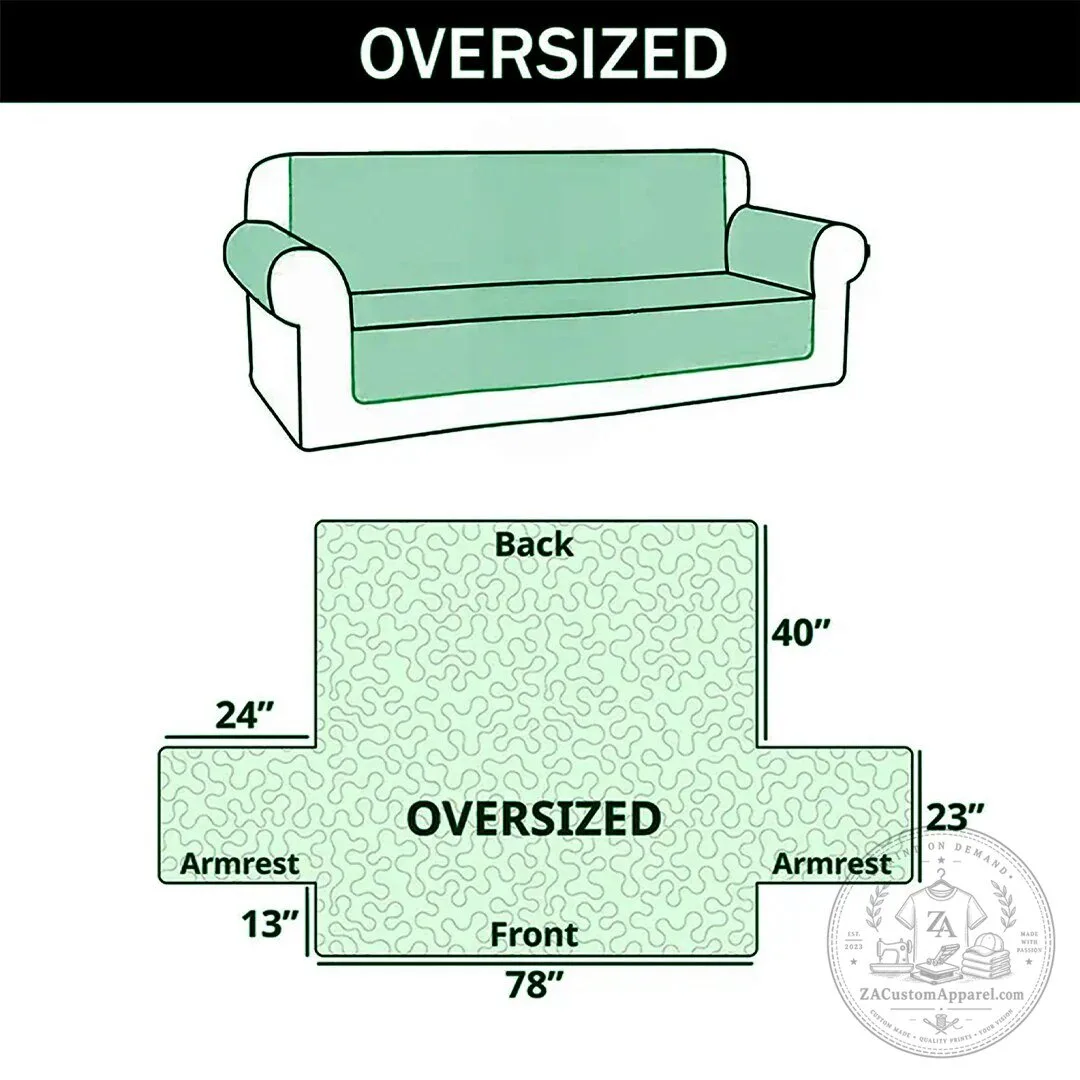 Walk by Faith Jesus Quilted Sofa Cover with Lilies and Cross Design 14 Walk by Faith Jesus Quilted Sofa Cover with Lilies and Cross Design