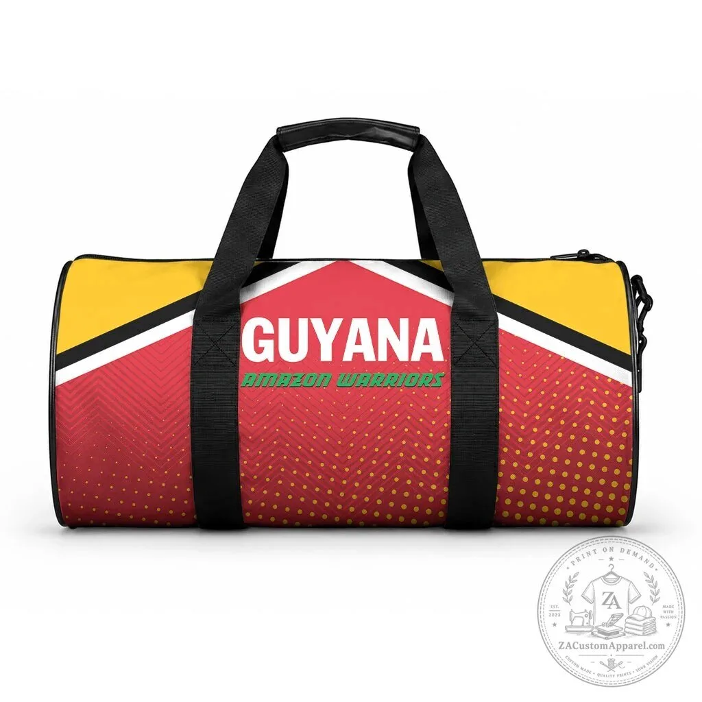 Guyana Amazon Warriors Cricket Team Duffle Bag 4 Guyana Amazon Warriors Cricket Team Duffle Bag