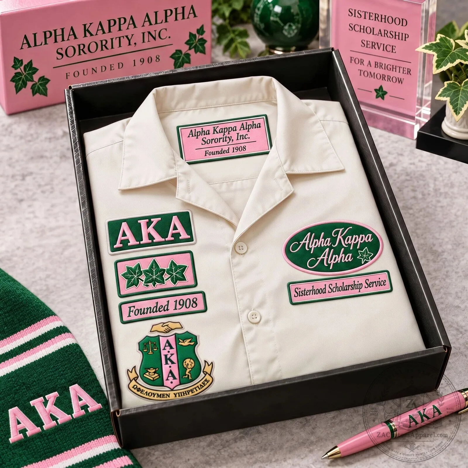 Alpha Kappa Alpha Sorority Pink Hawaiian Shirt 7 Alpha Kappa Alpha Sorority Pink Hawaiian Shirt