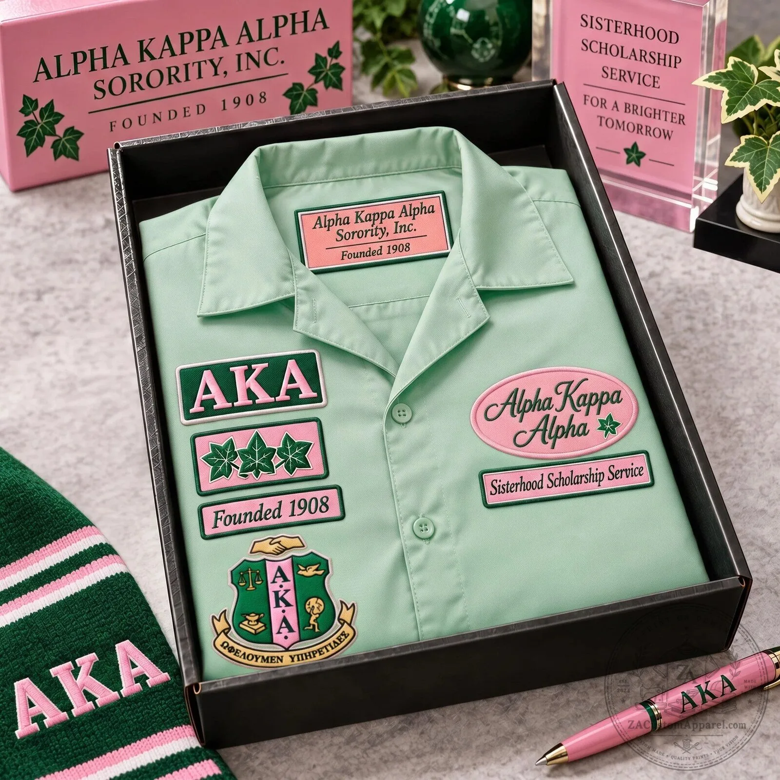 Alpha Kappa Alpha Sorority Pink Hawaiian Shirt 9 Alpha Kappa Alpha Sorority Pink Hawaiian Shirt