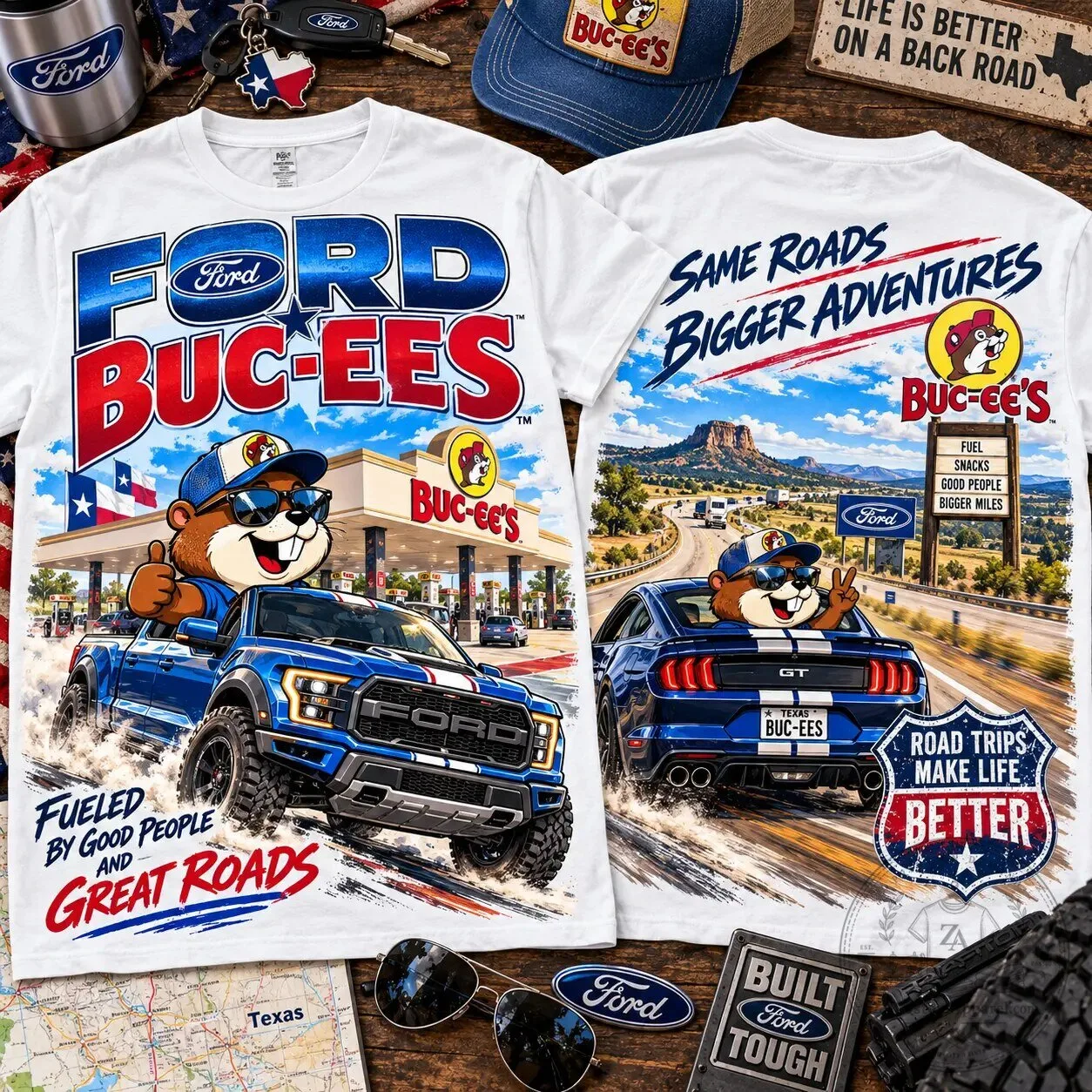 Buc-ee's Ford Road Trip Shirt for Adventure Fans 3 buc ee s ford road trip shirt for adventure fans gallery 1